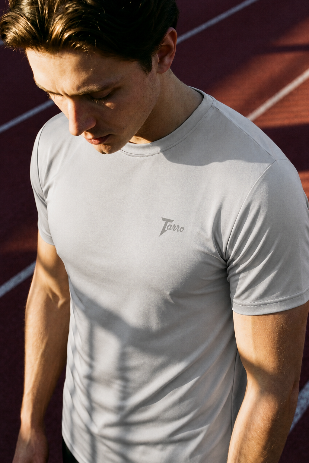 Athletic Tee - Light Gray
