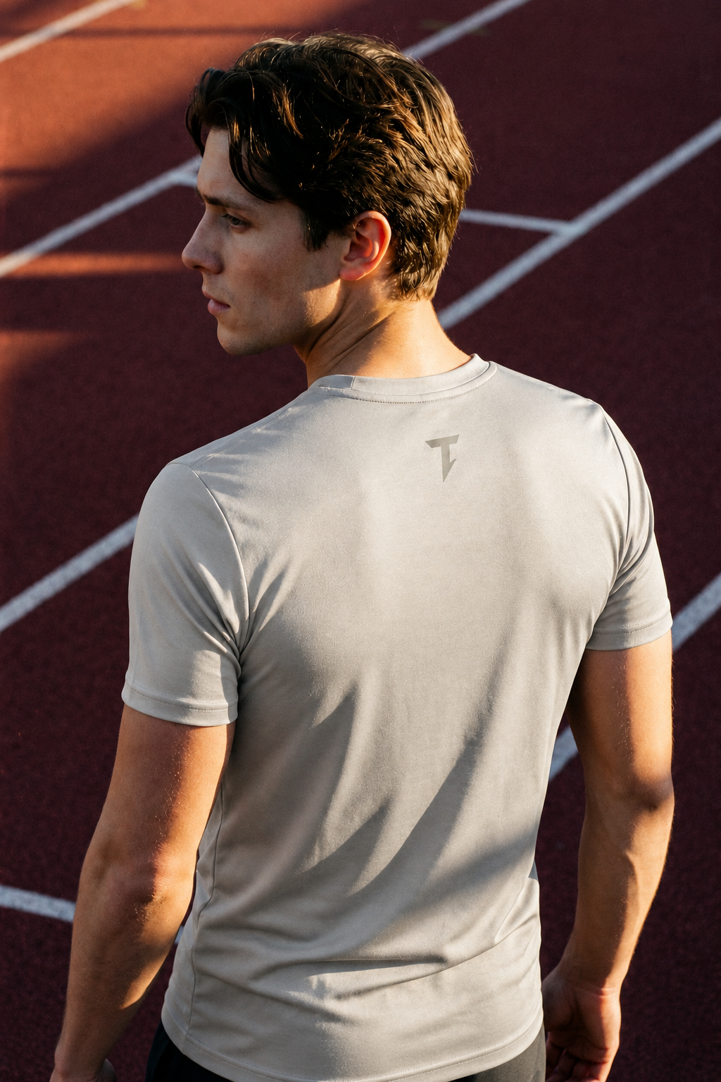 Athletic Tee - Light Gray